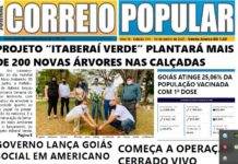 314 Edição Impressa, Ano 9 Capa Correio Popular Itaberaí