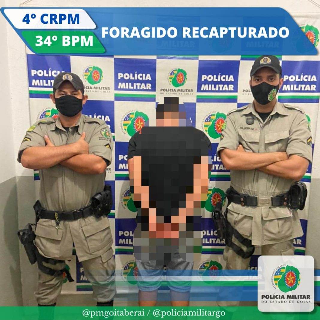 Policial prende suspeito