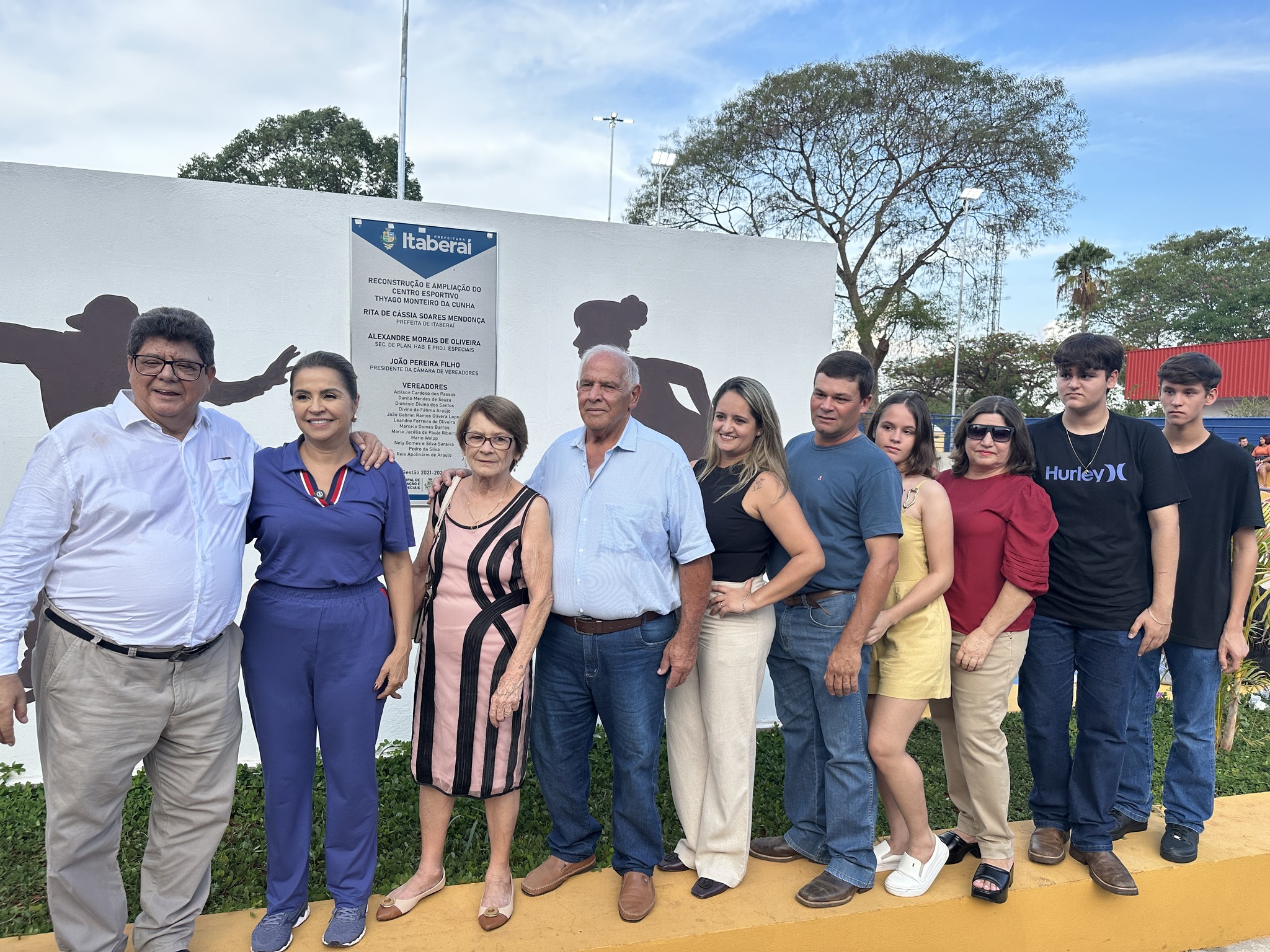 Inauguração do Centro Esportivo Thyago Monteiro